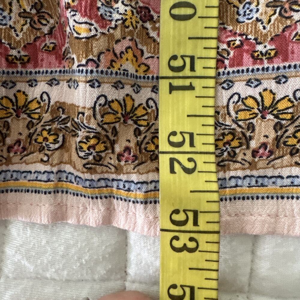 J Jill Maxi Dress Womens Large Beige Micro Floral Shift Earthy Prairie Boho Chic - Picture 12 of 12
